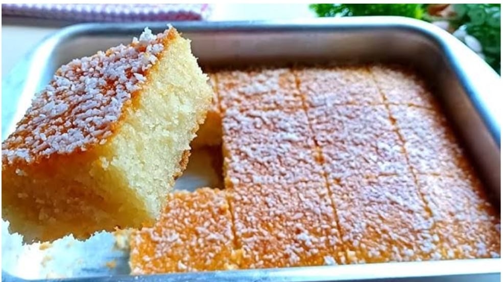 اعملي كيكة السميد وفرحي الاولاد مكونات بسيطة وطعم رائع