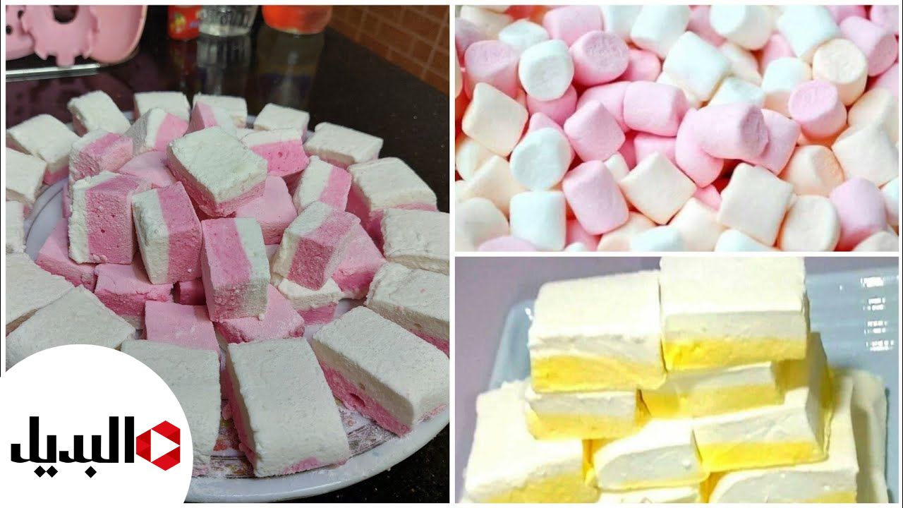 طريقة عمل المارشميلو في البيت بنص كوباية سكر بس حاجة حلوة موفرة للولاد