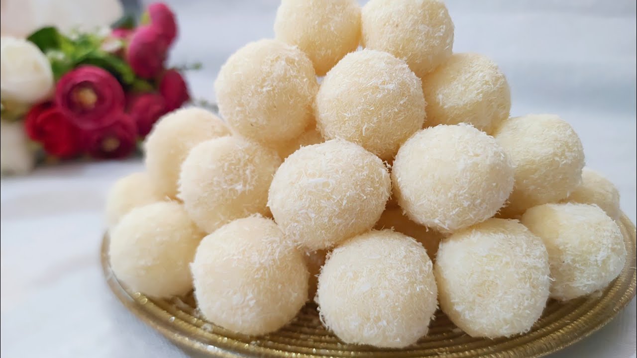 هتعملك أدمان.. كرات جوز الهند الباردة بدون حليب مكثف أفخم حلوي ممكن تعمليها بطريقة ناجحة وبطعم لا يقاوم